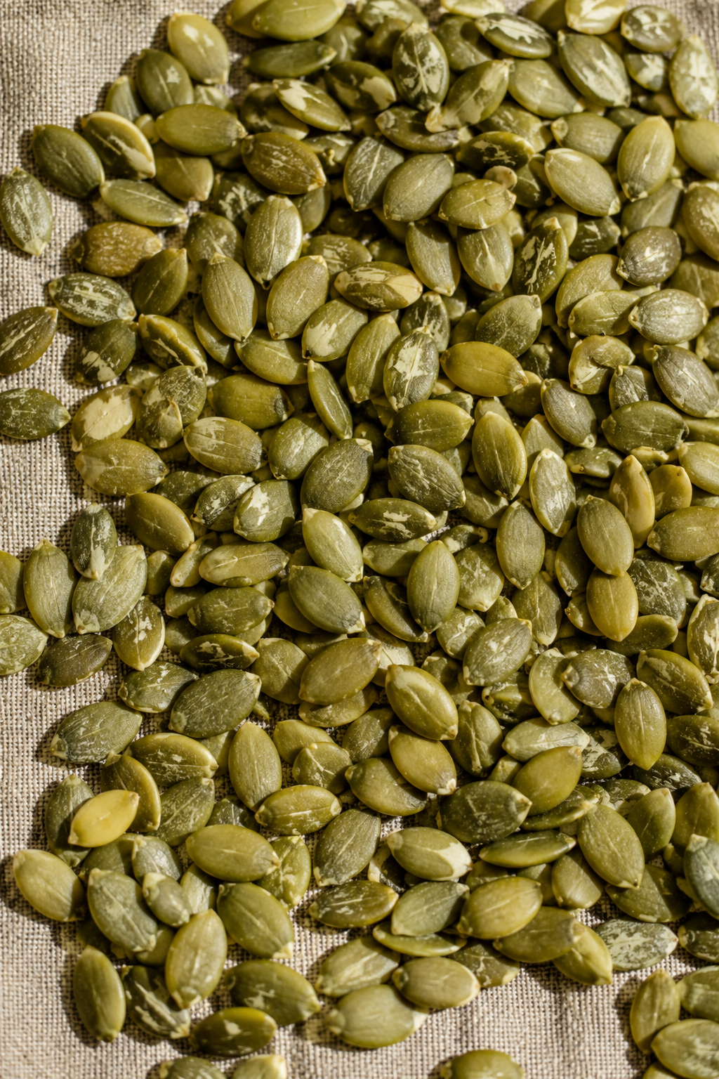 Pumpkin seeds in a Foodna ingredient image for mineral density and seed signals.